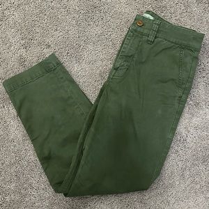 Madewell High Rise Straight Leg Chino Pants